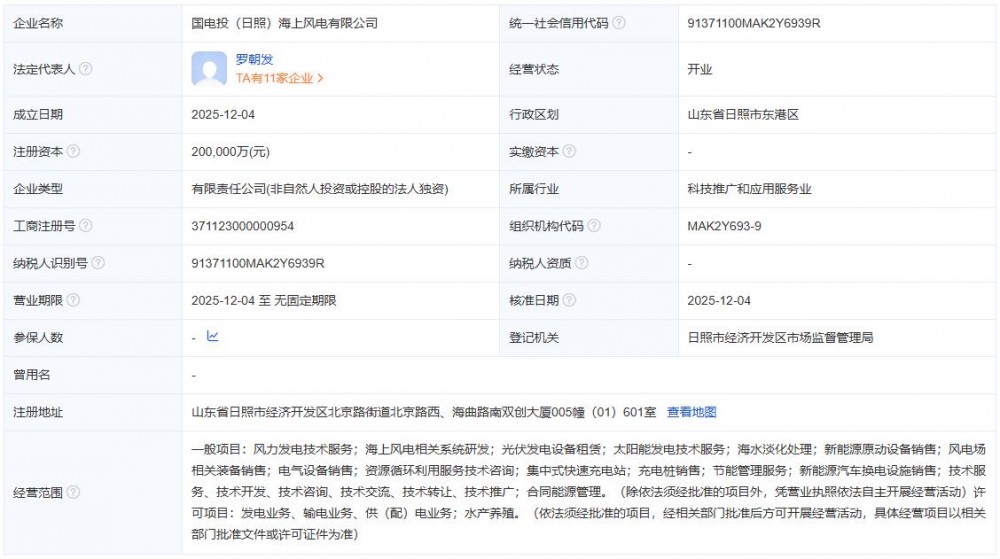 風電賽道再添新引擎 國家電投成立新公司 加碼風電場系統研發